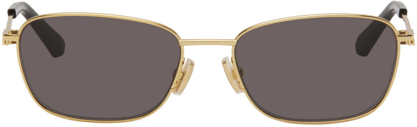 Slnečné okuliare Bottega Veneta Rectangular Sunglasses Béžová | BV1300S-001, 0