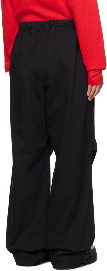 Cargo nohavice We11done We11done Tucked Wide Trousers Čierna | WD-PT3-24-262-U-BK, 2