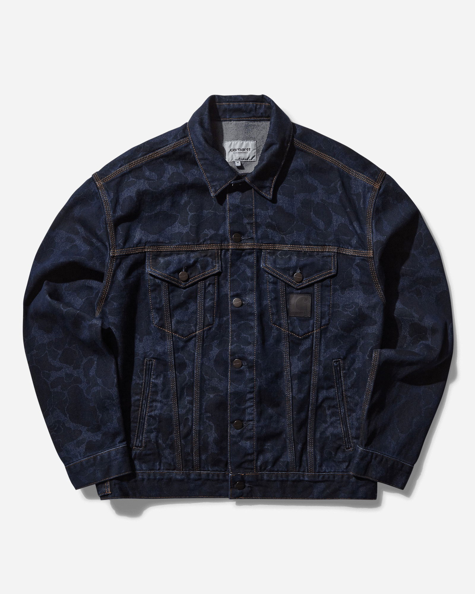 Duck Helston Jacket Camo Duck Blue (Stone Washed)