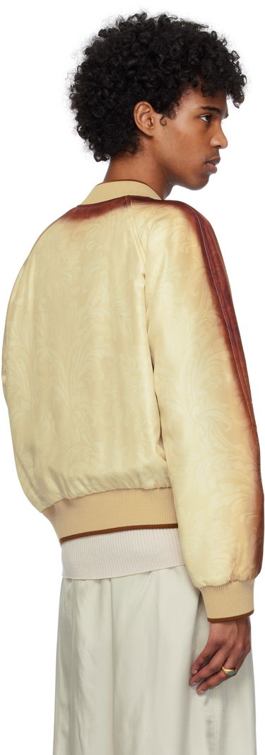Bomber bunda Dries Van Noten Dries Van Noten Sateen Bomber Jacket Béžová | 251-020523-1200, 2