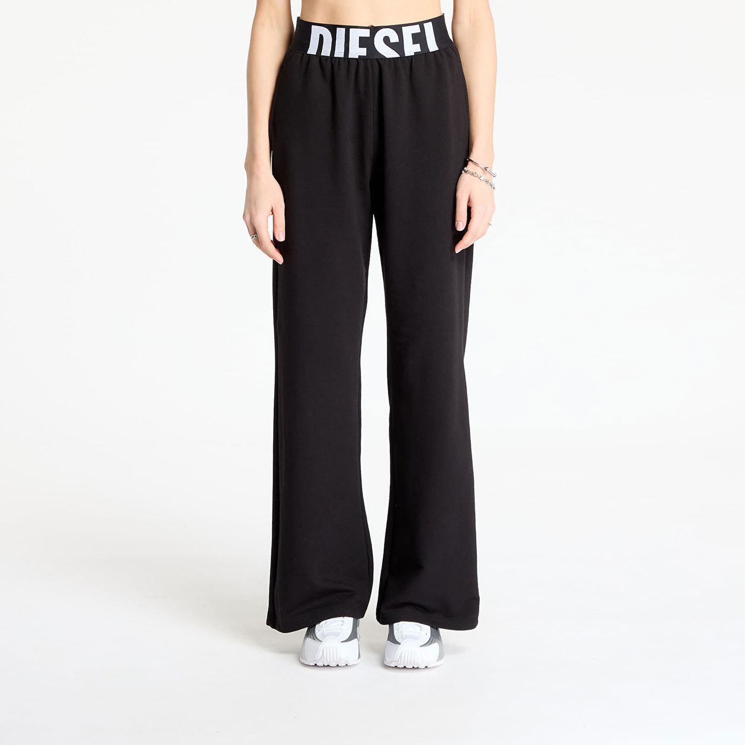 Tepláky Diesel Diesel Jen-D-Pop Wide Leg Lounge Pants Čierna | A17662-0IKBJ 9XX, 0