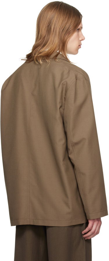 Kabáty LEMAIRE LEMAIRE Double Breasted Blazer Hnedá | JA1042 LF414, 2