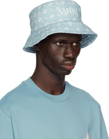 Klobúk AMIRI AMIRI 'MA' Quad Bucket Hat Modrá | AMHABY1010, 1