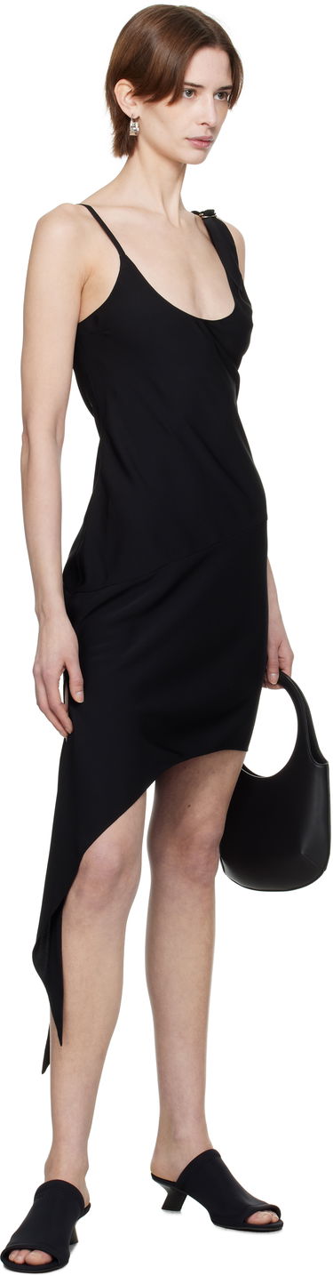 Šaty Courrèges Courrèges Scarf Midi Dress Čierna | 125CRO538PL0147, 3