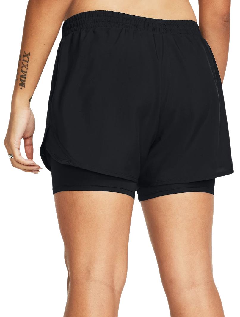 Šortky Under Armour s podšívkou Fly-By 2-in-1 Shorts Čierna | 1382440-001, 1