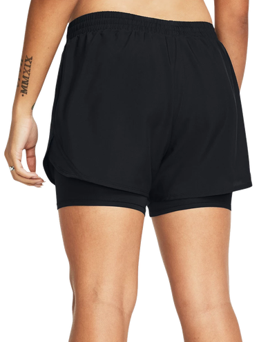 Šortky Under Armour s podšívkou Fly-By 2-in-1 Shorts Čierna | 1382440-001, 1