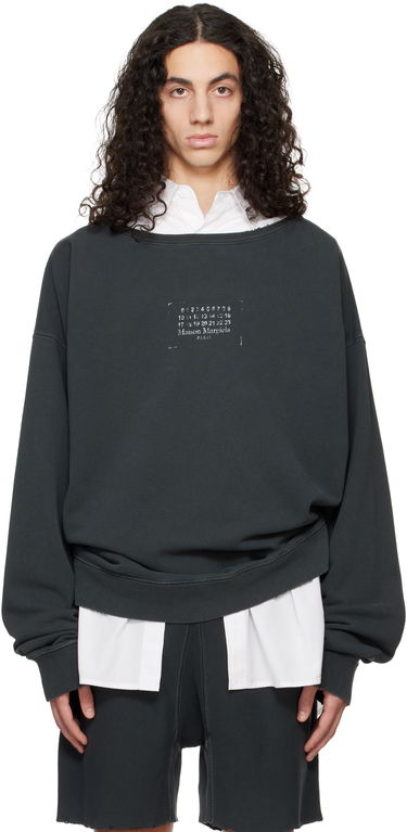 Mikina Maison Margiela Maison Margiela Stamp Logo Sweatshirt Šedá | S50GU0235 M25019, 0