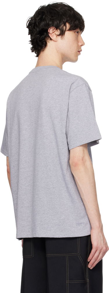 Tričko JW Anderson JW Anderson Logo Embroidery T-Shirt Šedá | JT0258-PG1510, 2