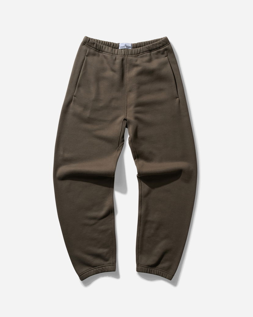 Nohavice Stone Island Marina Cotton Fleece Jogging Pants Walnut Brown Hnedá | 8115632X5 V0075