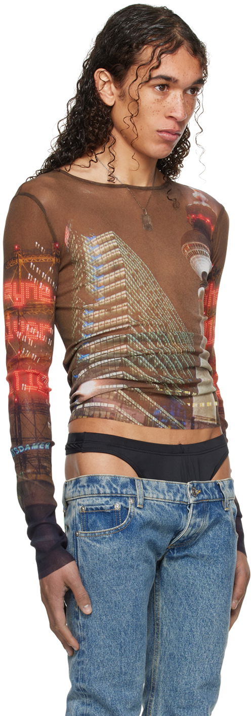 Tielko Jean Paul Gaultier Gaultier Shayne Oliver Edition Long Sleeve Graphic T-Shirt Rôznofarebný | 24/27-U-TO192-T551-60405030, 1