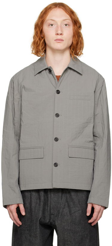 Vetrovka sage NATION SAGE NATION Quilted Jacket Šedá | SO35 QUILTED JACKET, 0