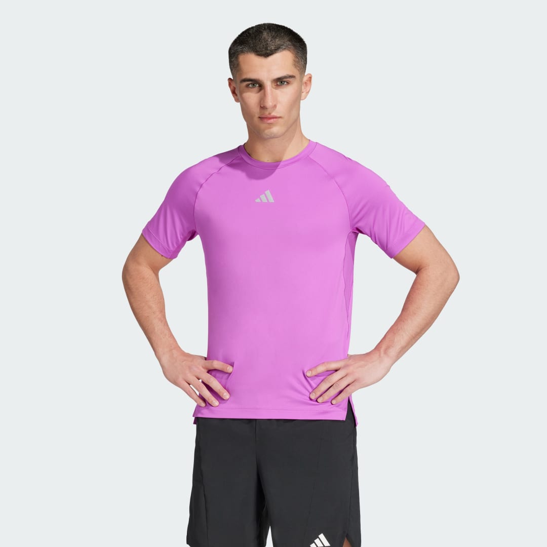 Tričko adidas Performance Training T-Shirt Fialová | IW8372, 0