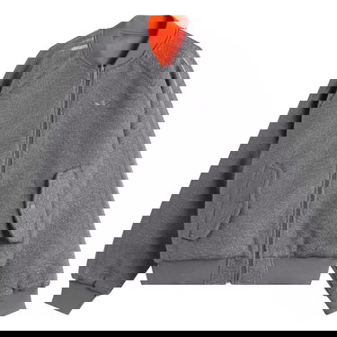 Bomber bunda adidas Originals Reversible Textured Bomber Jacket Šedá | KR7618, 0