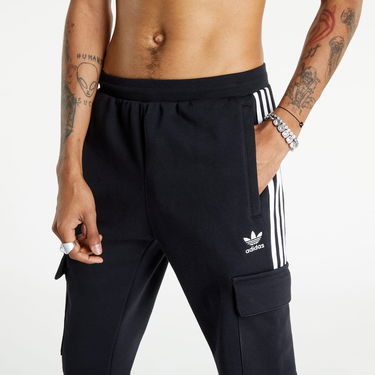 Tepláky adidas Performance Adicolor 3-Stripes Cargo Slim Joggers Čierna | HK9689, 3