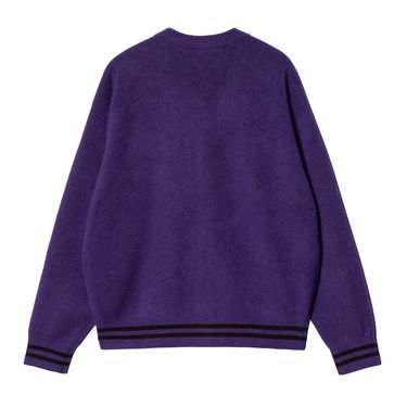 Sveter Carhartt WIP Onyx Cardigan Fialová | I033561_1ZT_XX, 2