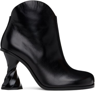 Oblečenie JW Anderson JW Anderson Twisted Heel Ankle Boots Čierna | ANW43211A, 0