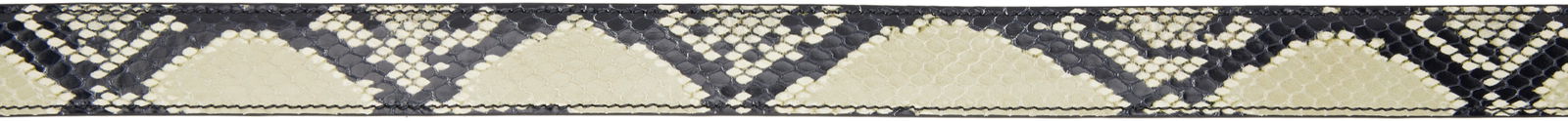 Khaite Benny Snakeskin Belt