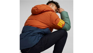 Prešívaná bunda Puma Power Hooded Down Puffer Červená | 849335-64, 3