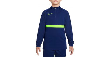 Sveter Nike Dri-FIT Academy 21 Youth Training 1/4 Zip Top Navy | cw6112-492, 1