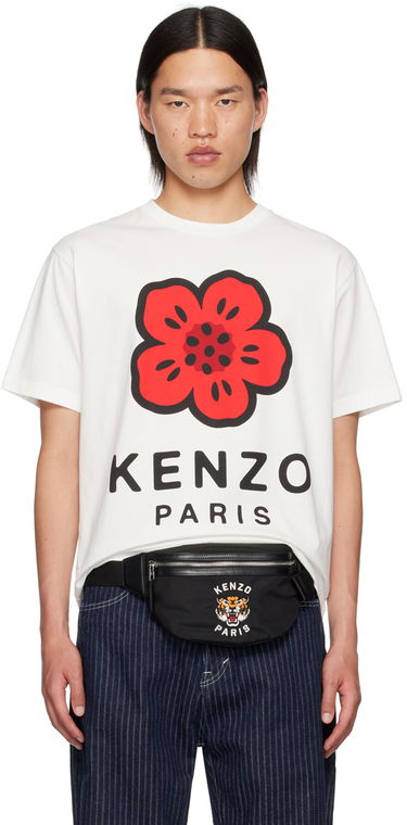 Tričko KENZO White Paris Boke Flower T-Shirt Biela | FE65TS4754SO, 0