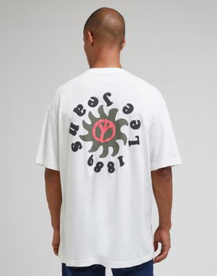 Tričko Lee Loose Tee Biela | 112341749:XXL, 0