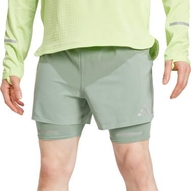 Šortky adidas Originals Ultimate 2-in-1 Running Shorts Zelené | jc7336, 0