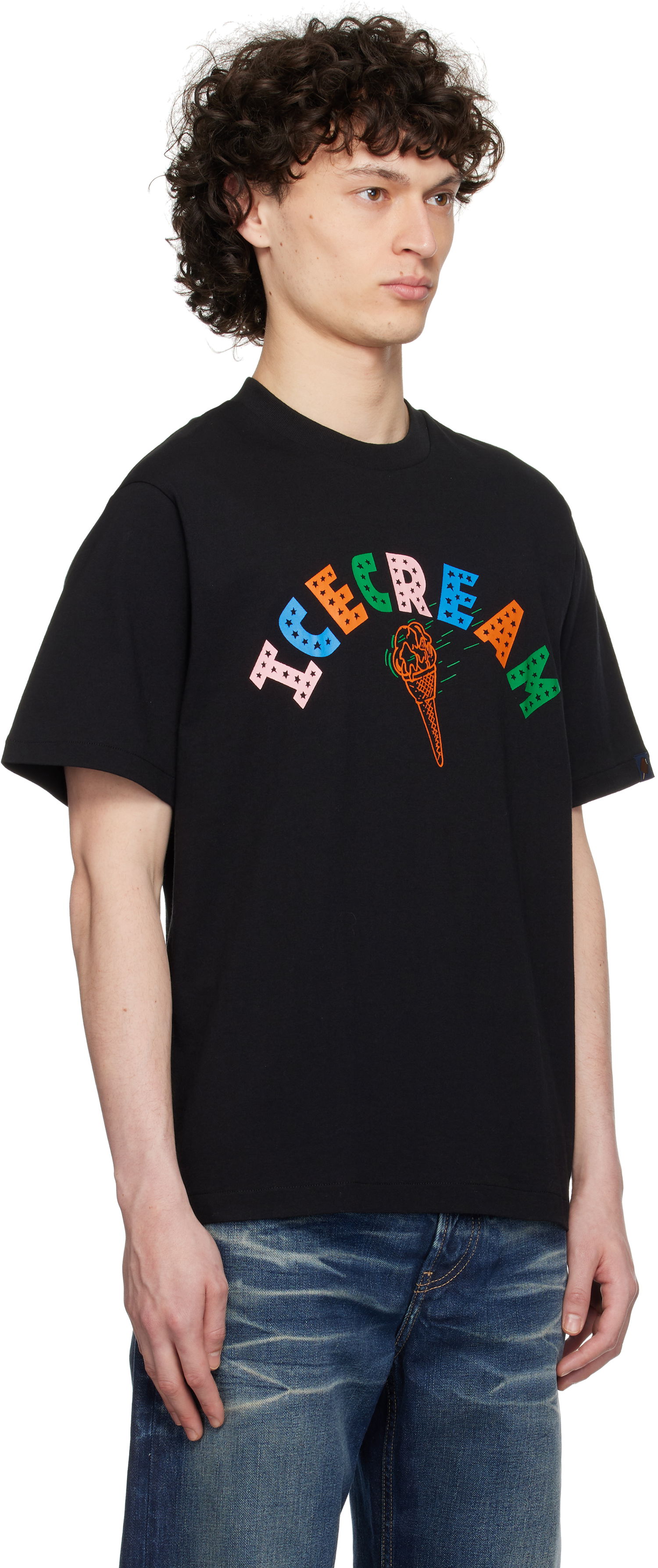 Tričko BBC IceCream ICECREAM 'Icecream Cone' T-Shirt Čierna | IC25248, 1