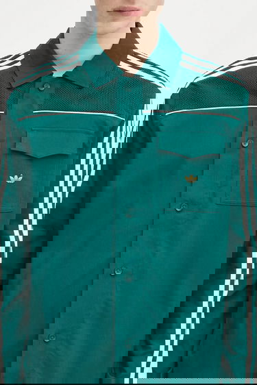 Košeľa adidas Performance Premium Woven Shirt Zelené | JD3410, 3