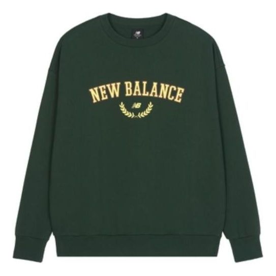 Mikina New Balance Logo Sweatshirt Zelené | AMT31309-JUE