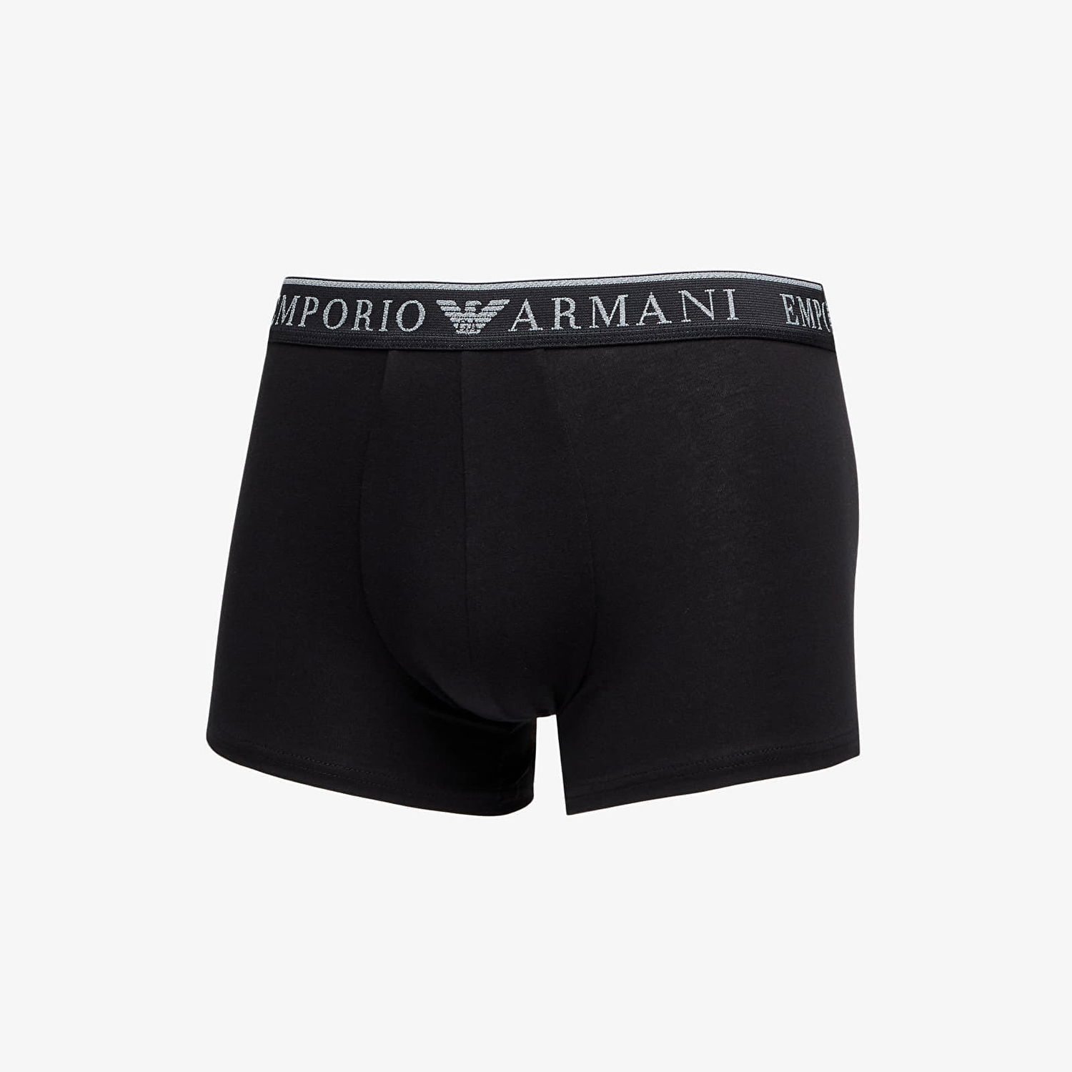 Spodná bielizeň a ponožky Emporio Armani EA7 Men's Knit Trunk 2-Pack Nero/ Nero L Čierna | 111769 4F720 23820, 1