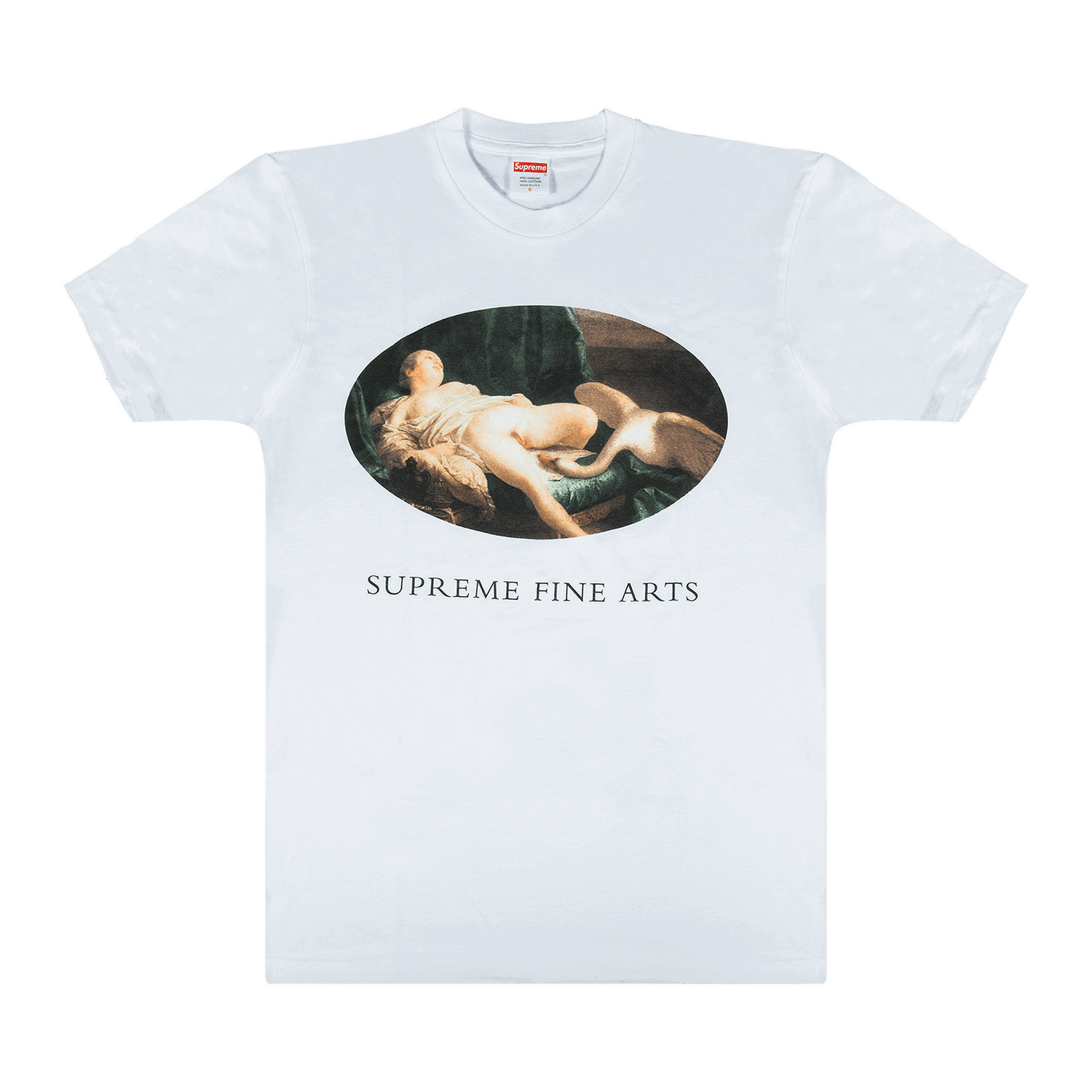 Tričko Supreme Leda And The Swan T-Shirt Biela | SS19T42 WHITE, 0