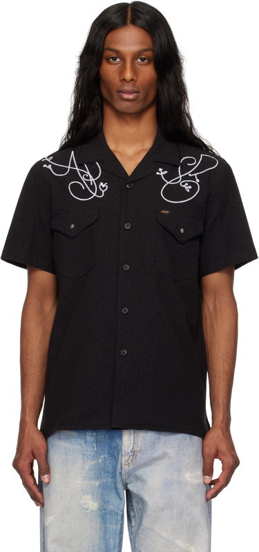 Košeľa Andersson Bell Andersson Bell Chain Embroidered Shirt Čierna | atb1280m, 0