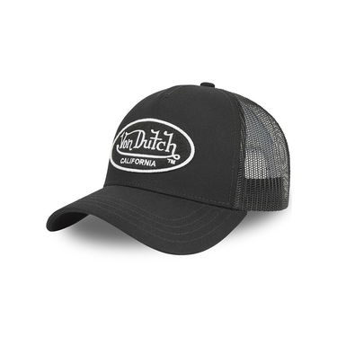 Šiltovka Von Dutch Von Dutch Trucker Cali Brushed Patch Cap Čierna | VD/0/CAS1/LOFB5, 0