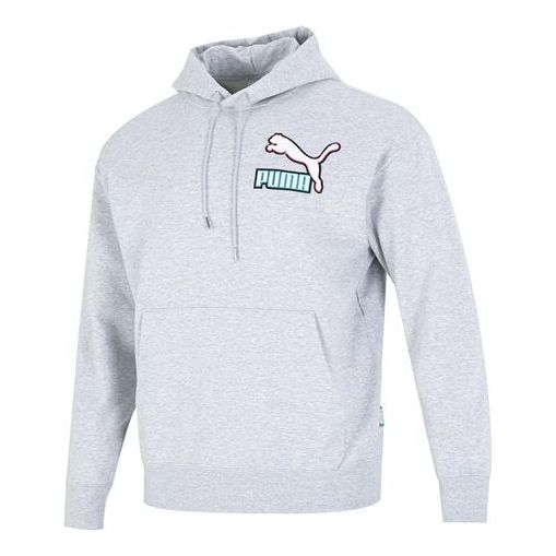 Mikina Puma Fandom Logo Hoodie Šedá | 537749-04, 0