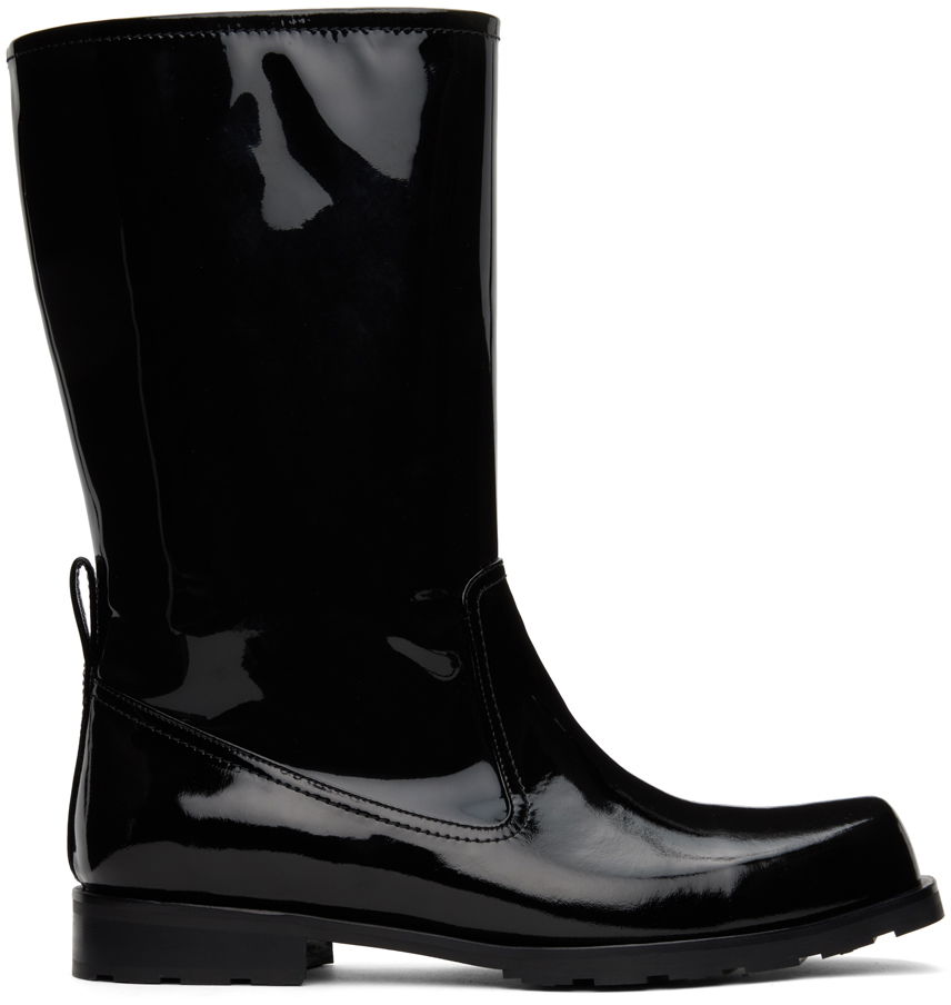 Oblečenie We11done We11done Enamel Combat Boots Čierna | WD-AO3-22-453-M-BK, 0