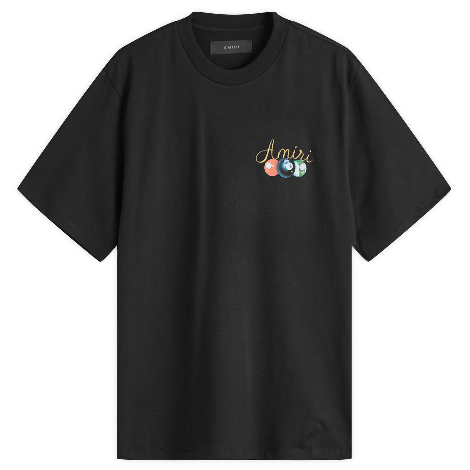 Tričko AMIRI Black Pool Cue Graphic T-Shirt Čierna | AMJYTE1135-001, 0