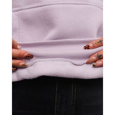 Mikina Karl Kani Woven Signature Glitter OS Hoodie Fialová | KK61210049, 3