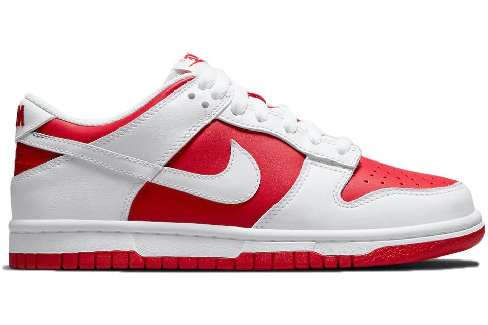 Dunk Low "White University Red" GS