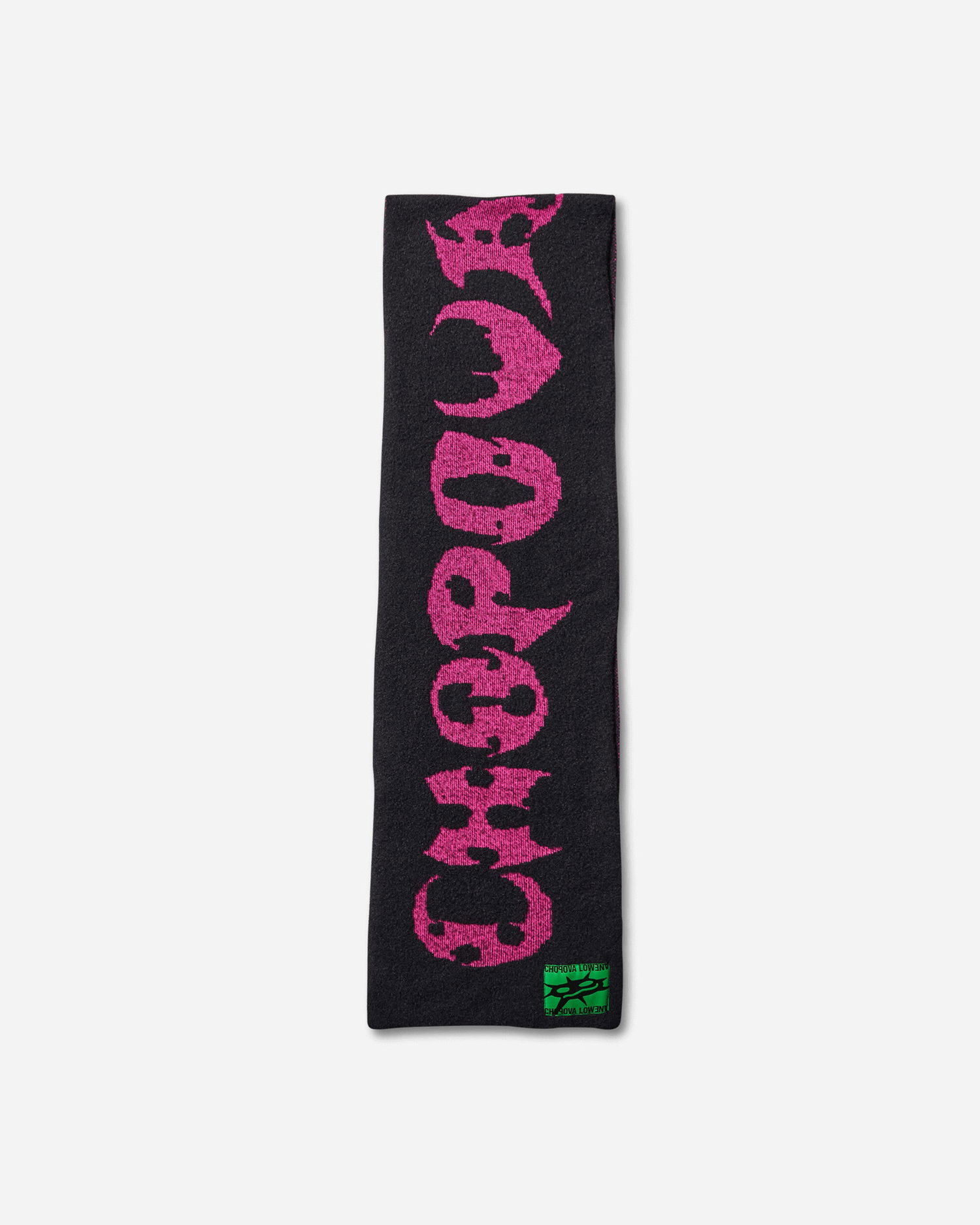Šál Chopova Lowena Chopova Lowena Cyber Knit Scarf Čierna | 6709 BLCKPNK, 1