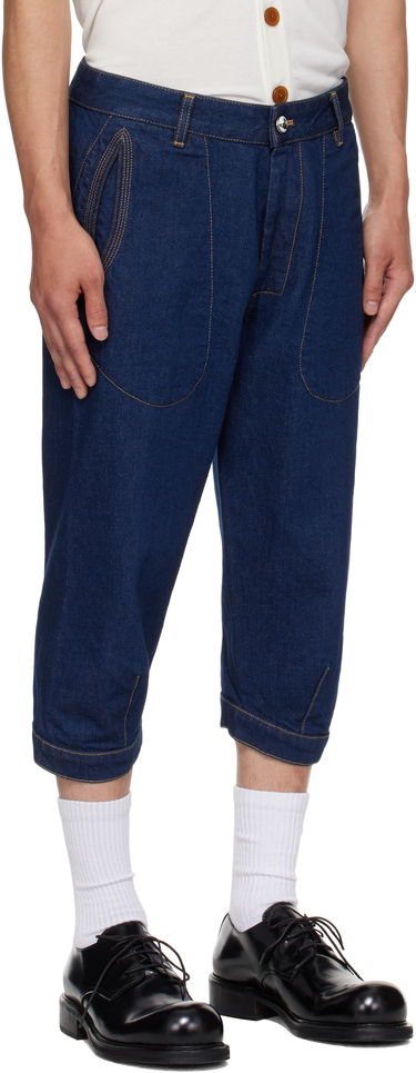 Džínsy Vivienne Westwood Vivienne Westwood Casa Breeches Jeans Modrá | 3902000Z-W0162-, 1