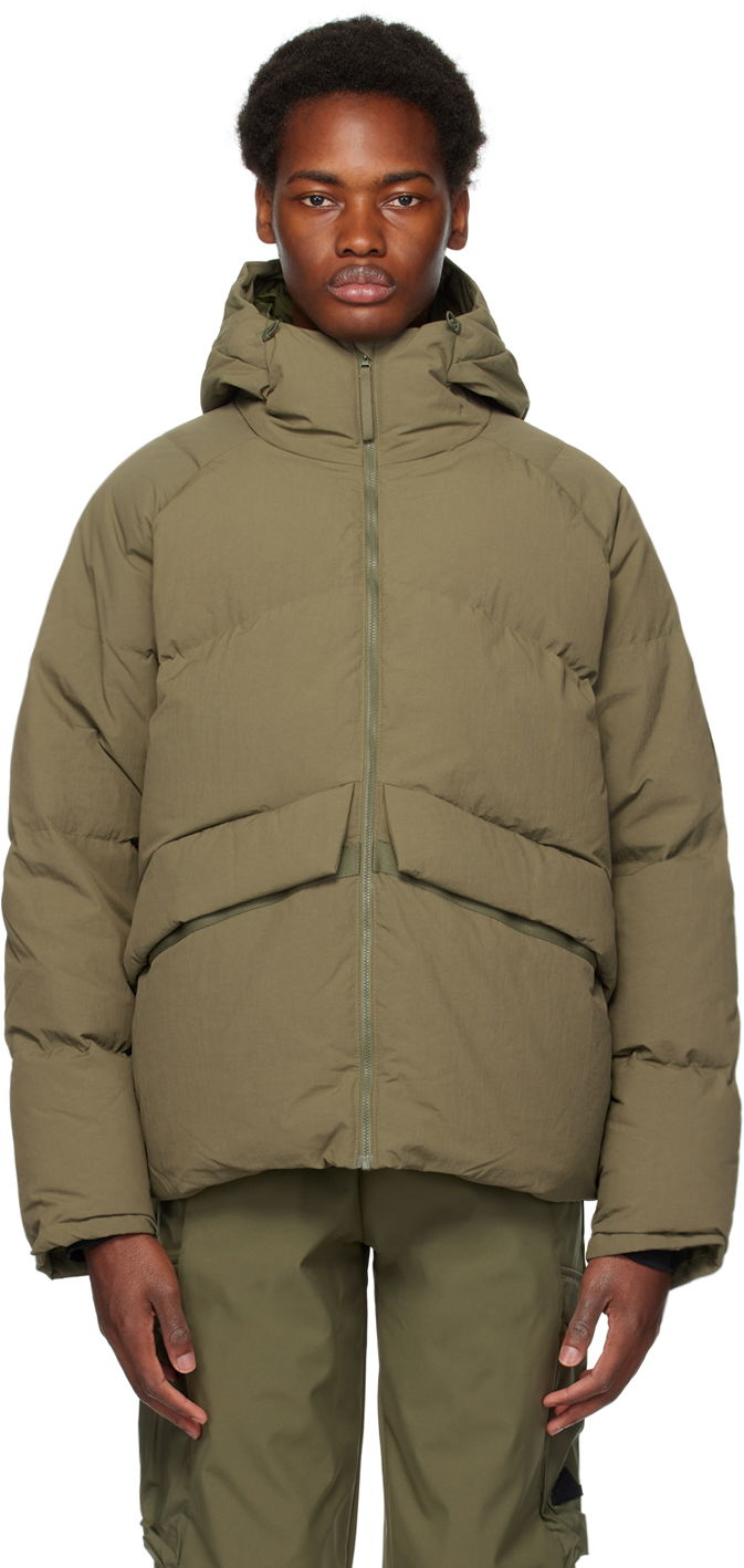 Bunda adidas Originals Big Baffle Down Jacket Zelené | IK3153, 0