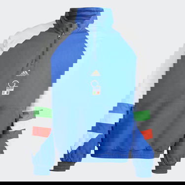 Bunda adidas Originals Italy Icon Track Top Modrá | HT2188, 4