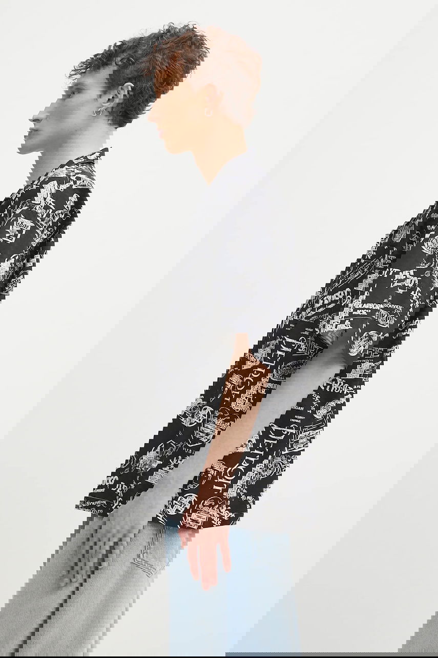 Košeľa Carhartt WIP Short Sleeve State Souvenir Relaxed Shirt Čierna | I034550.2ULXX, 1