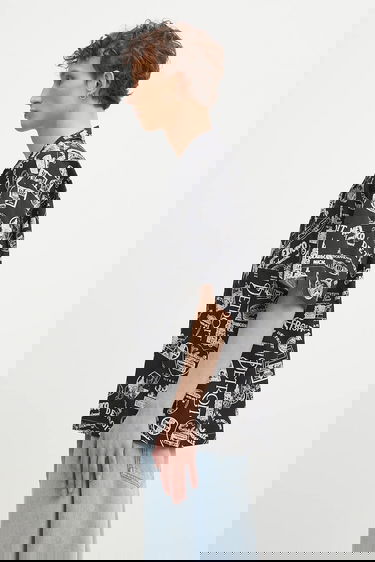 Košeľa Carhartt WIP Short Sleeve State Souvenir Relaxed Shirt Čierna | I034550.2ULXX, 1