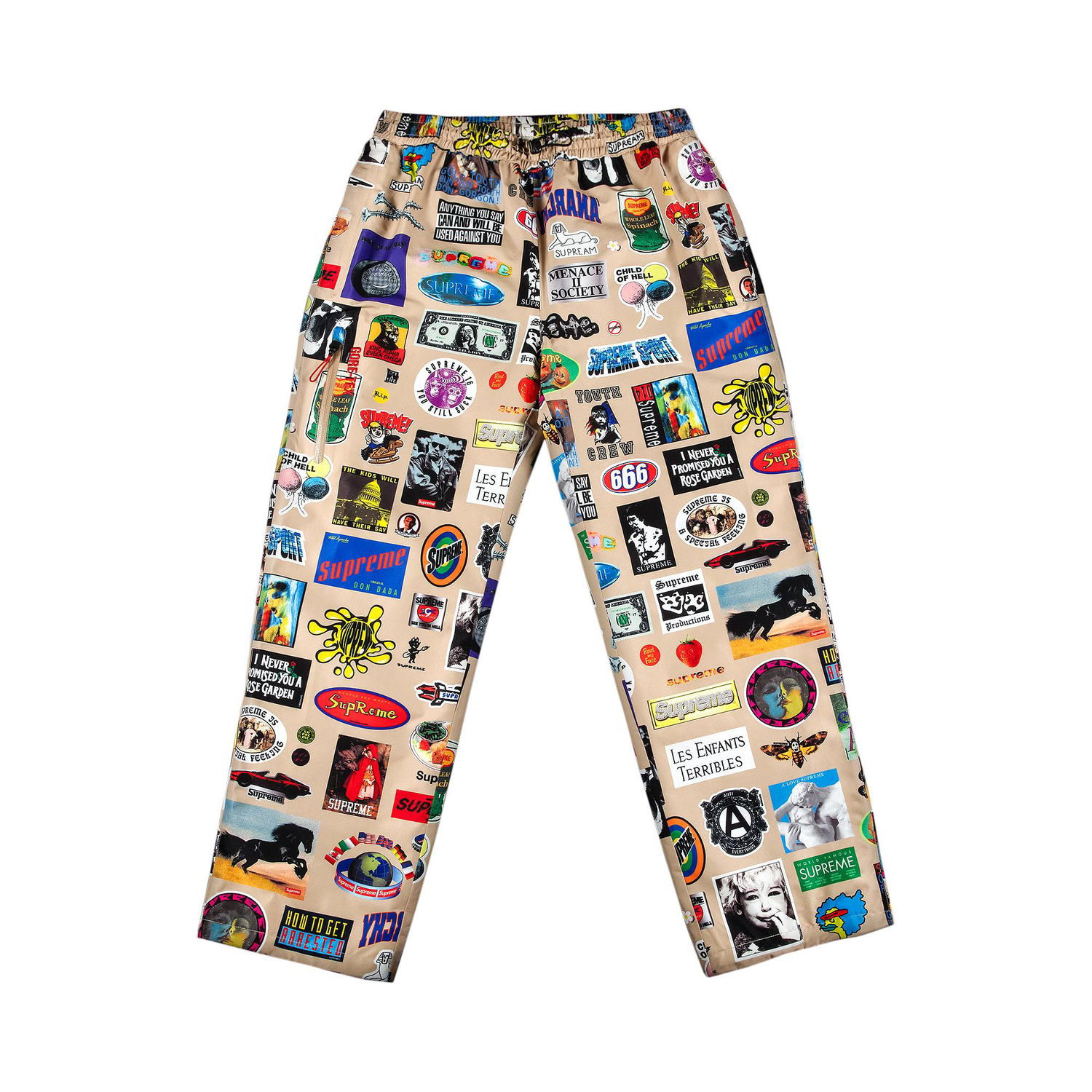 Nohavice Supreme GORE-TEX Stickers Pant Rôznofarebný | SS21P7 TAN, 1
