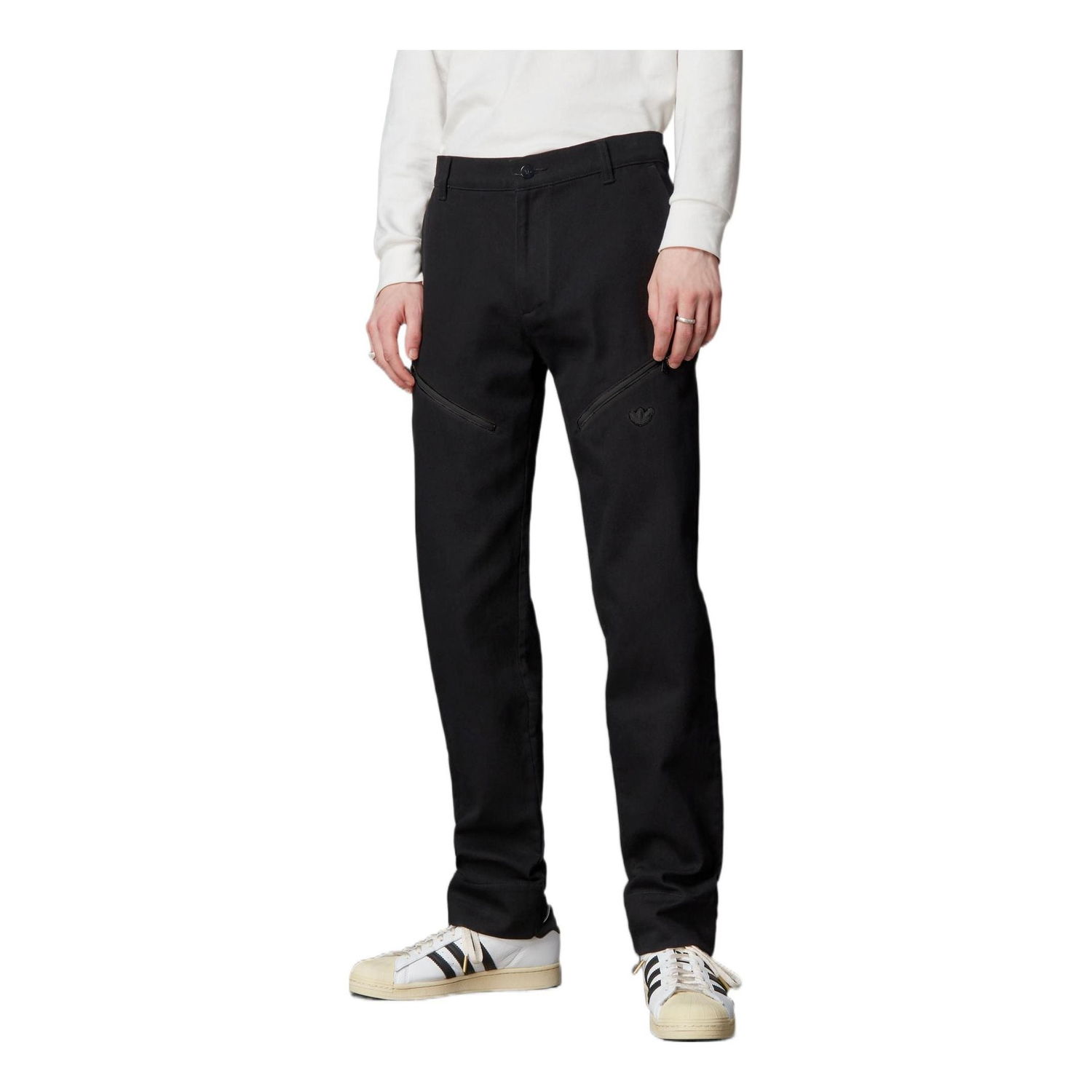 Cargo nohavice adidas Originals Originals Logo Pants Čierna | H33478, 0