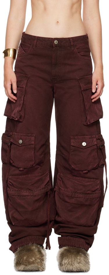 Cargo nohavice The Attico Attico Fern Cargo Pants Vínová | 247WCP84 D088, 0