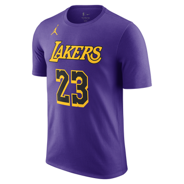 Tričko Jordan Los Angeles Lakers Statement Edition NBA T-Shirt Fialová | DV5778-511, 0