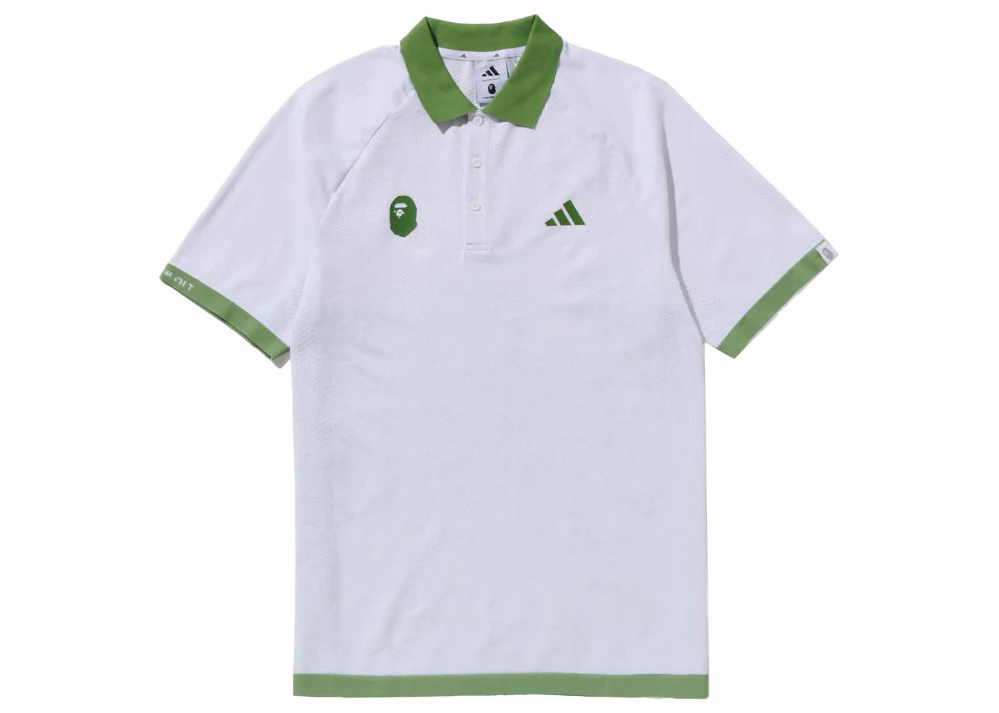 Polo tričko BAPE BAPE x adidas Golf Polo White Biela | 1J73-112-901, 0