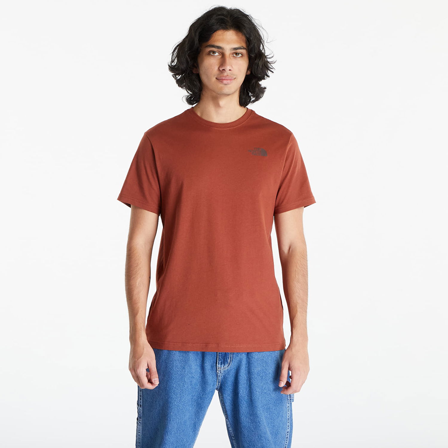Tričko The North Face Redbox Celebration Tee Brandy Brown Červená | NF0A7X1KUBC1, 0
